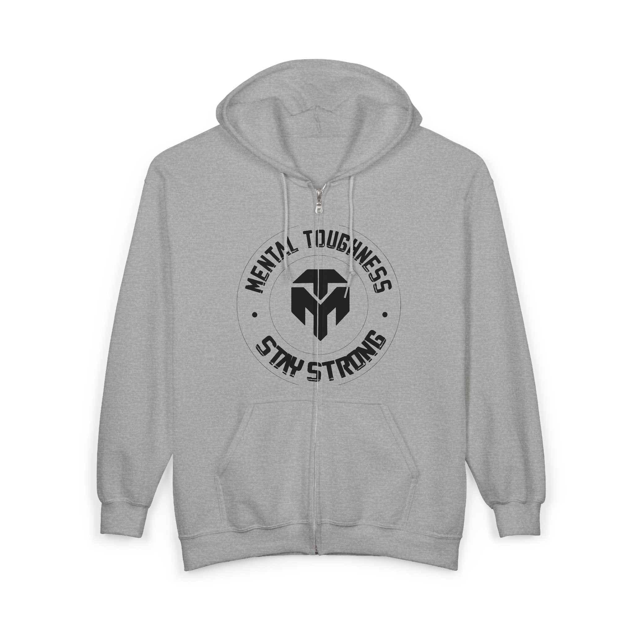 Mental Toughness Full-Zip Hoodie - Stay Strong Logo