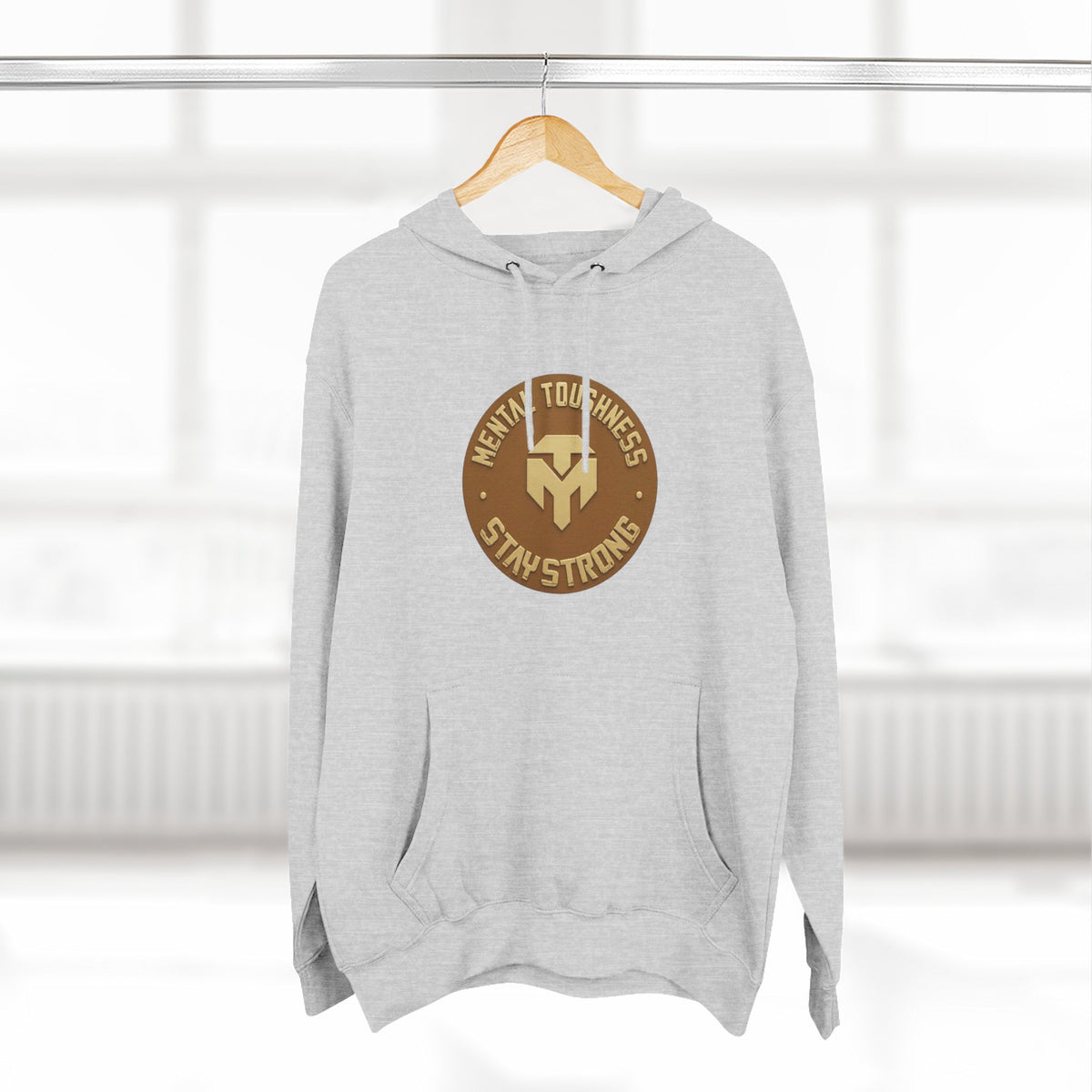 Three-Panel Fleece Hoodie