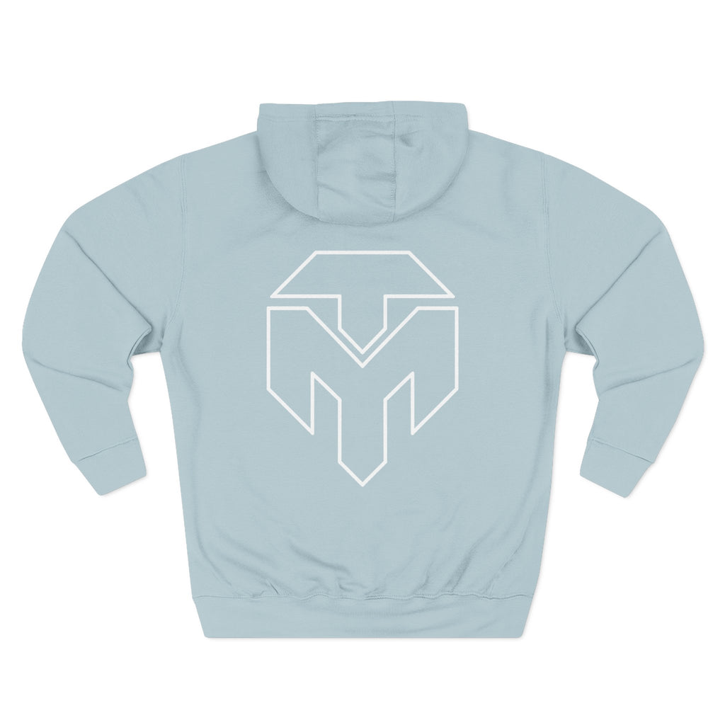 Three-Panel Fleece Hoodie