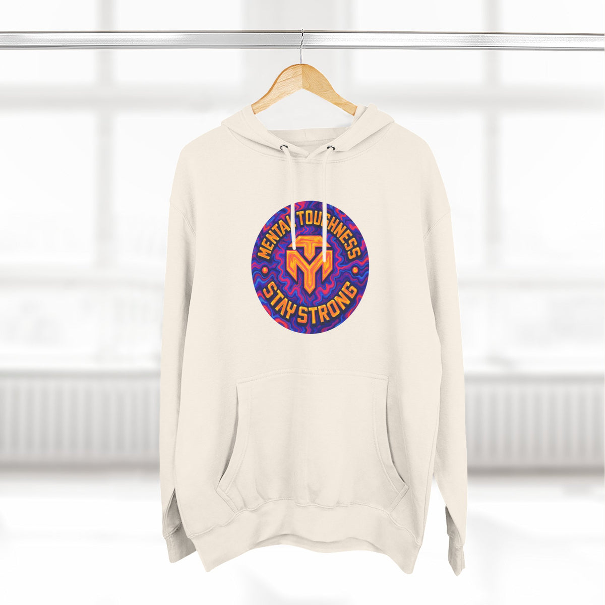 Three-Panel Fleece Hoodie