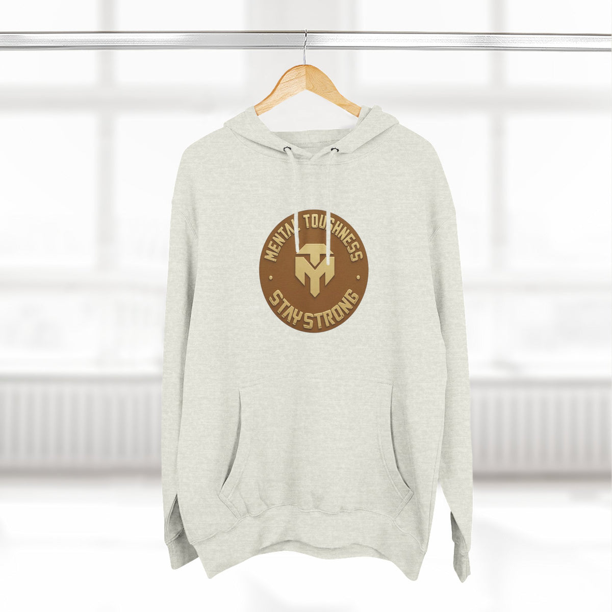 Three-Panel Fleece Hoodie