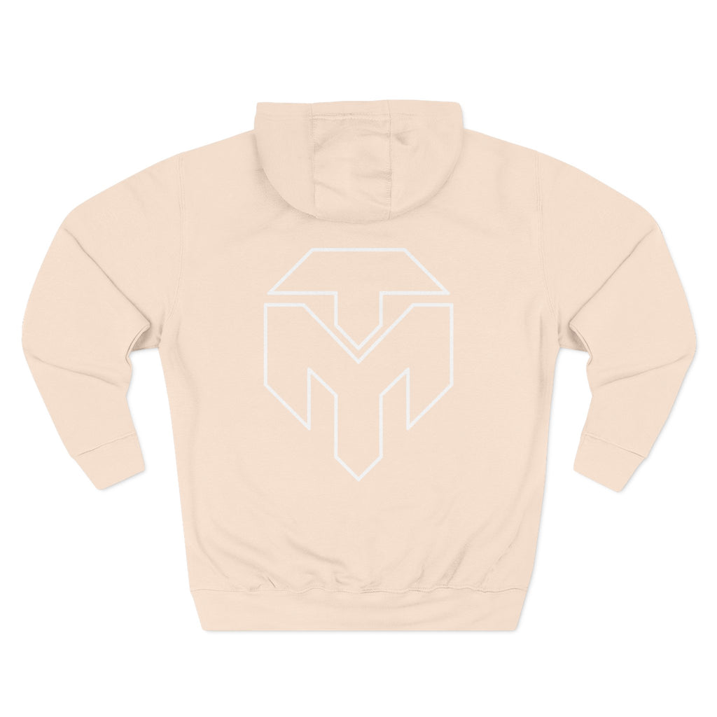 Three-Panel Fleece Hoodie