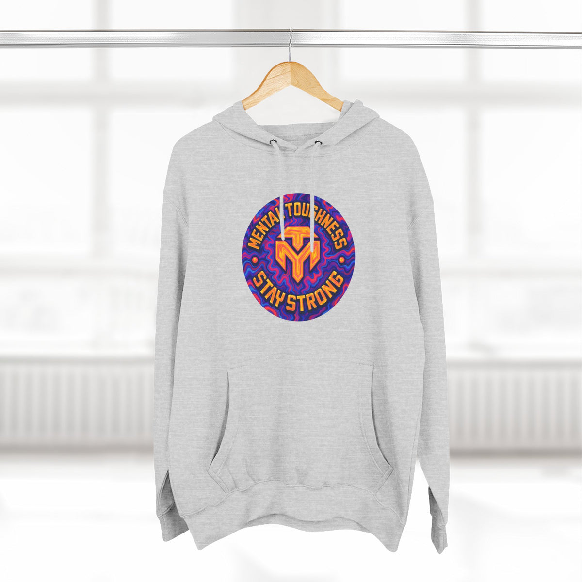 Three-Panel Fleece Hoodie