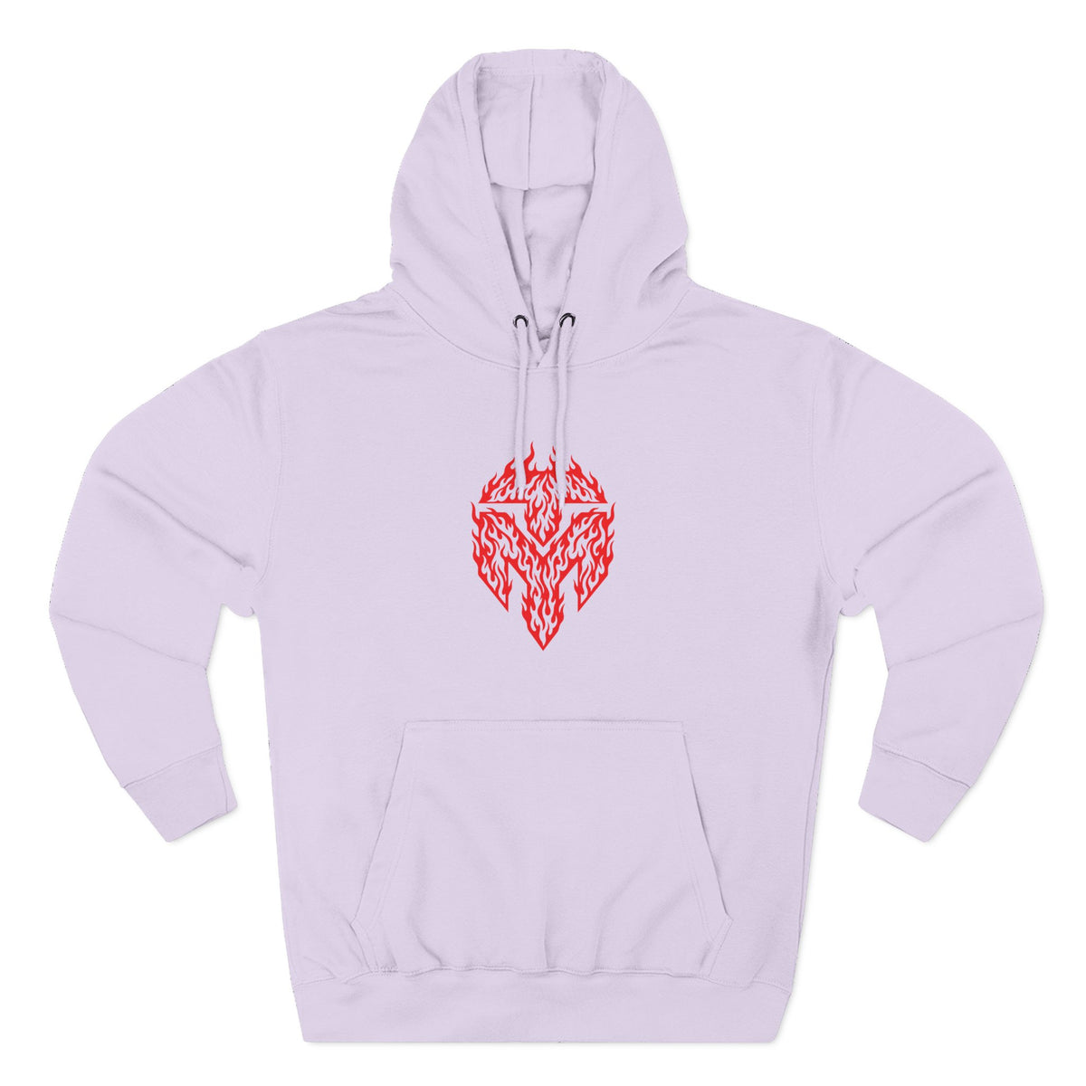 Three-Panel Fleece Hoodie