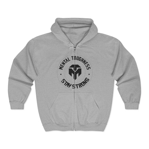 Mental Toughness Full-Zip Hoodie - Stay Strong Logo