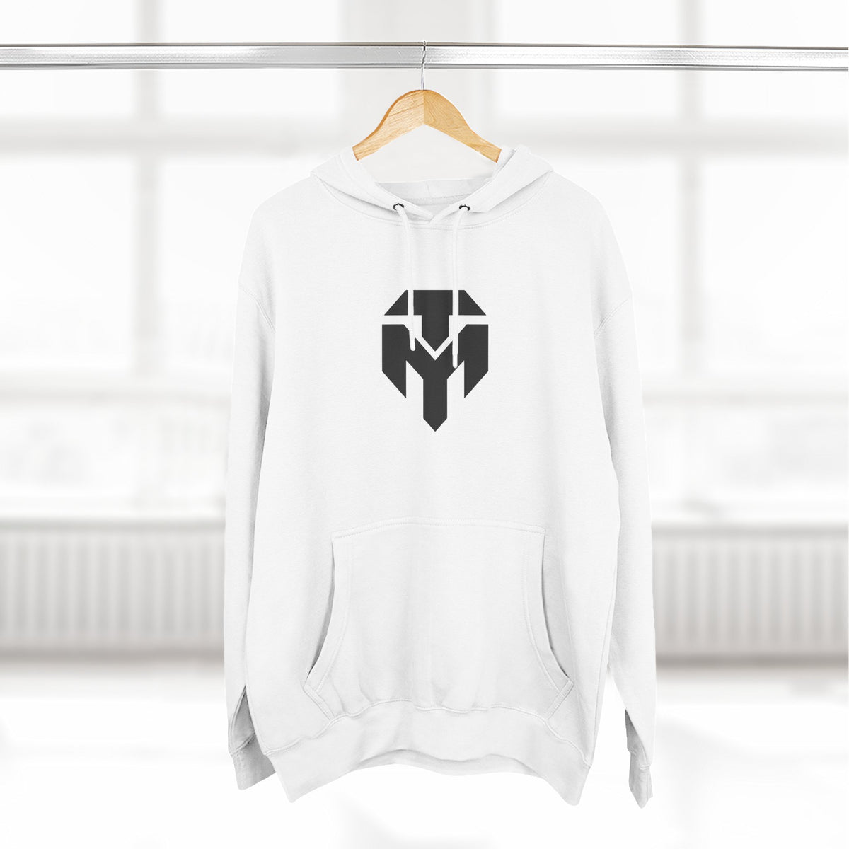 Three-Panel Fleece Hoodie