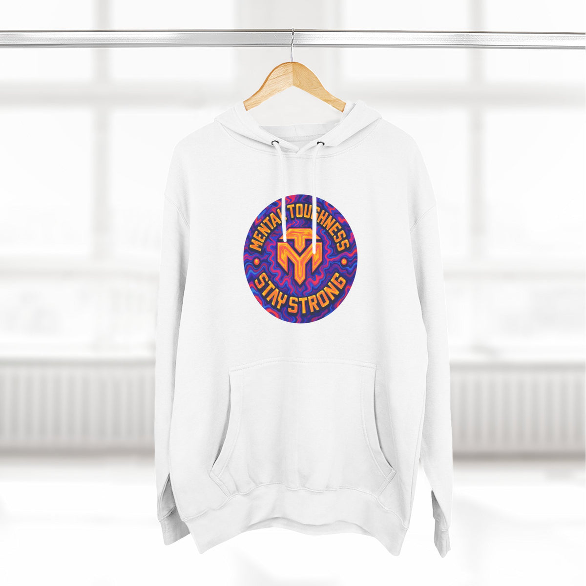 Three-Panel Fleece Hoodie