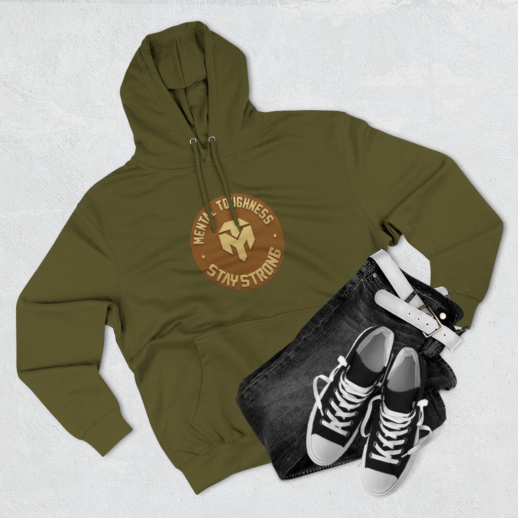 Three-Panel Fleece Hoodie