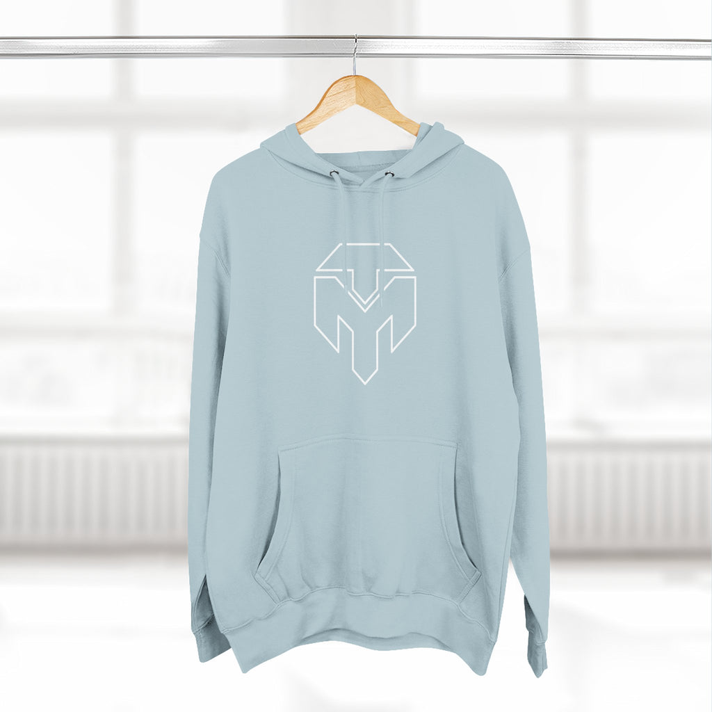 Three-Panel Fleece Hoodie