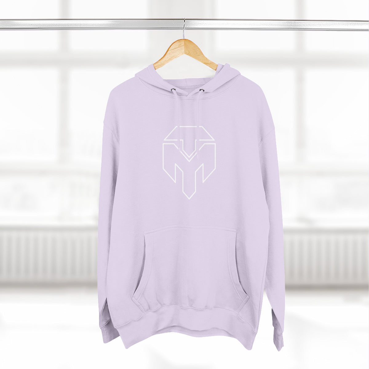 Three-Panel Fleece Hoodie