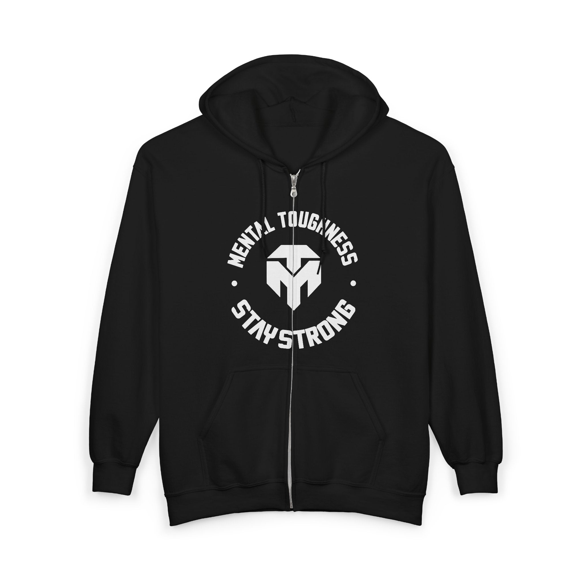 Mental Toughness Full-Zip Hoodie - Stay Strong Logo
