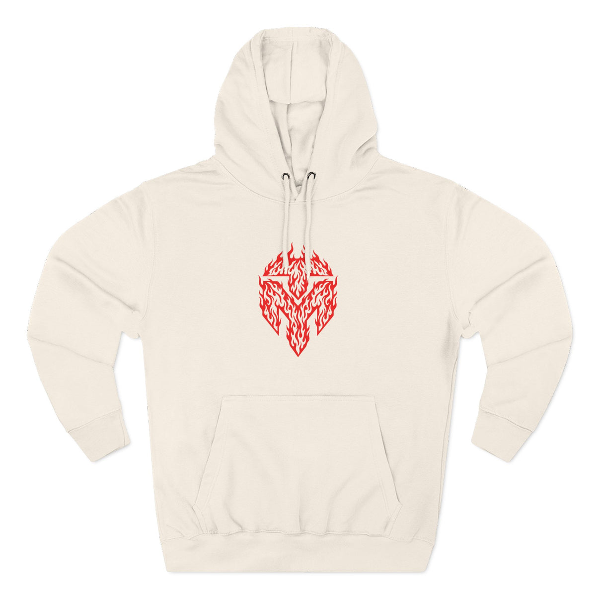 Three-Panel Fleece Hoodie